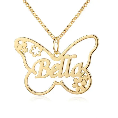 Custom Name Butterfly Locket SHOP360