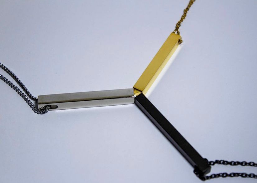 Unisex 4D Bar Locket Name Engraving Shop360