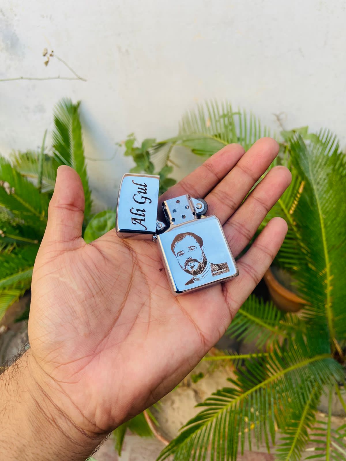 Zippo Lighter With Name & Photo Engravings Shop360