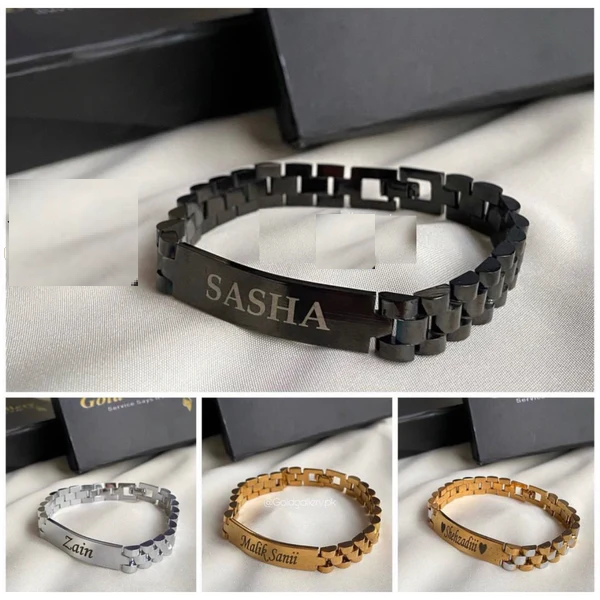 Rado Bracelets With Customized Name - Unisex Personalized Name Bracelet Shop360